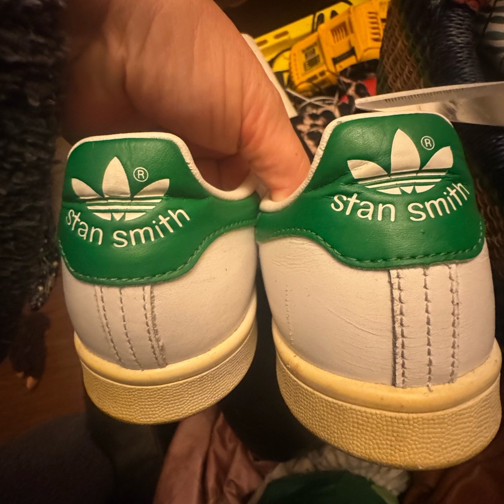 Adidas Stan Smith Sneakers - White and Green